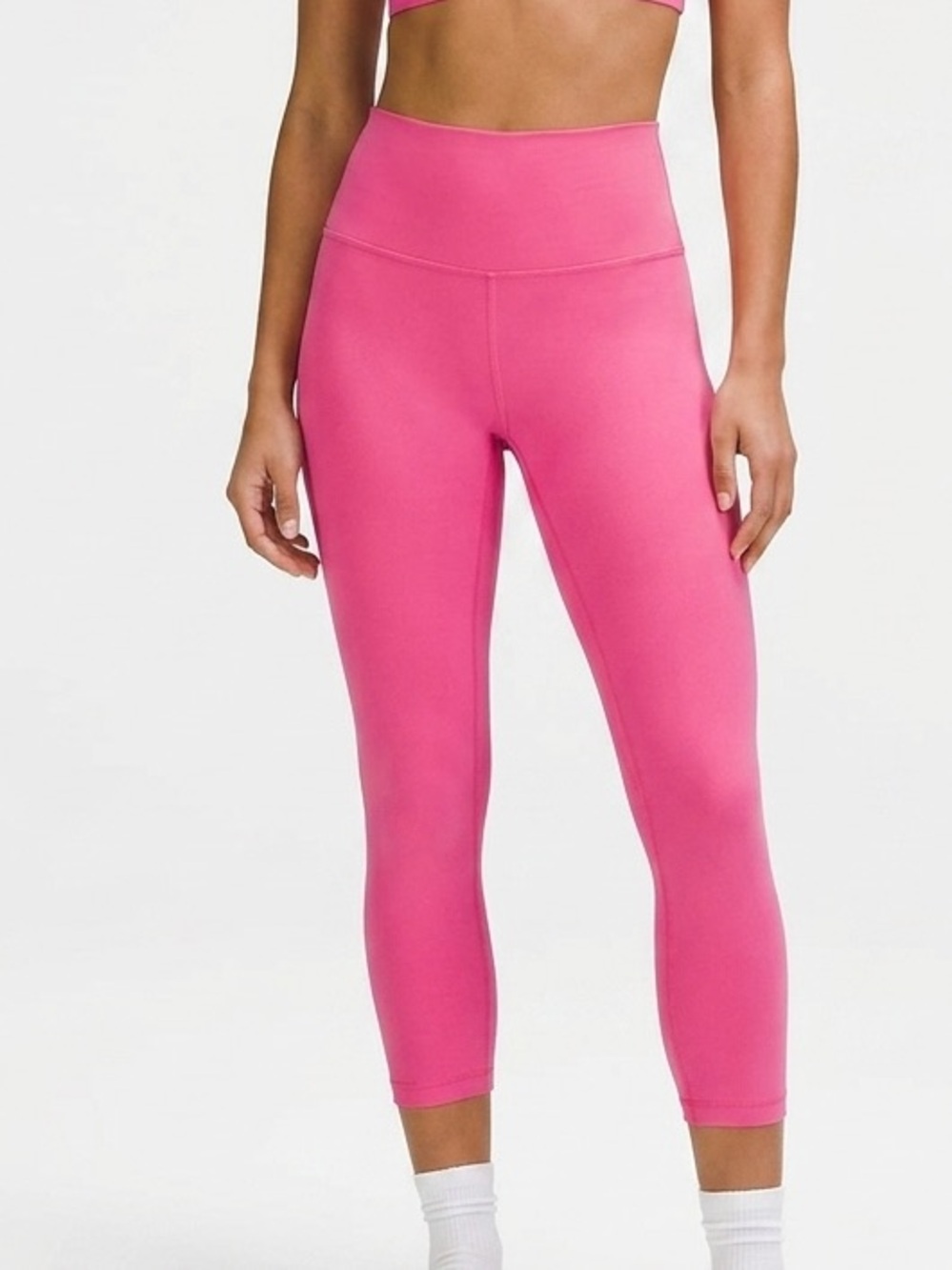 LULULEMON | DOUBLE LINED HR WUNDER TRAIN CROPPED LEGGINGS